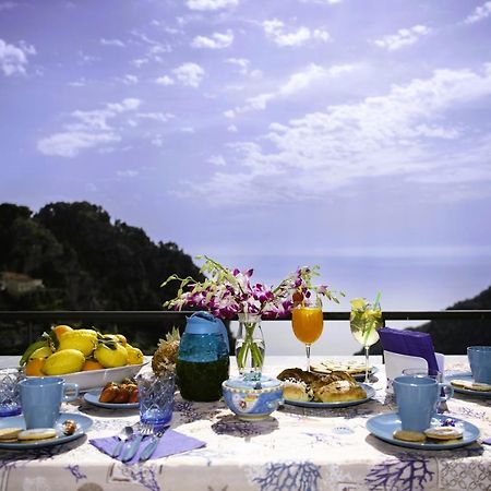Amalfi Sea View Villa Scala Bagian luar foto