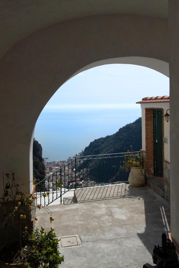 Amalfi Sea View Villa Scala Bagian luar foto