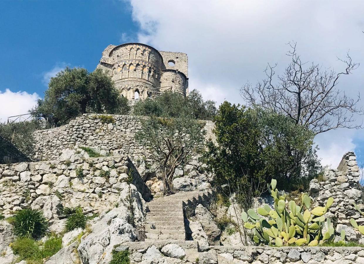 Amalfi Sea View Villa Scala Bagian luar foto