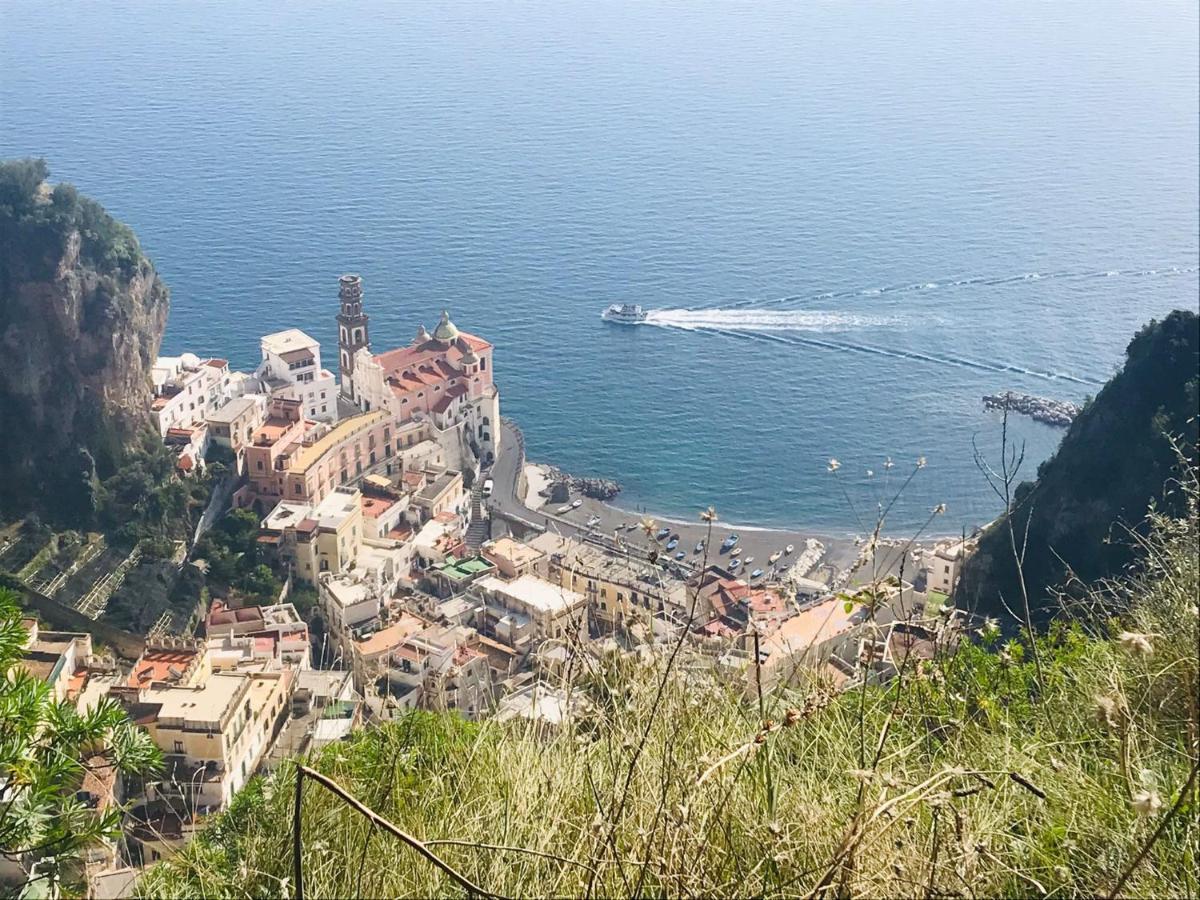 Amalfi Sea View Villa Scala Bagian luar foto